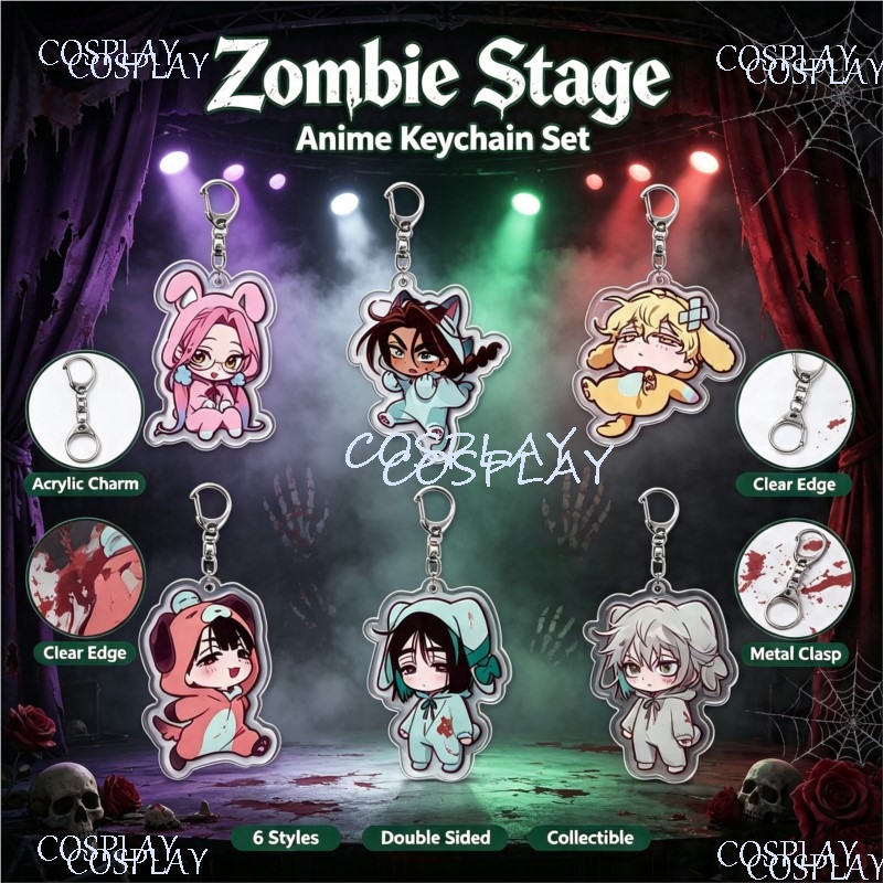 Men Accessories For Birthday Gift - Zombie Stage SUA MIZI Fashion Keychain