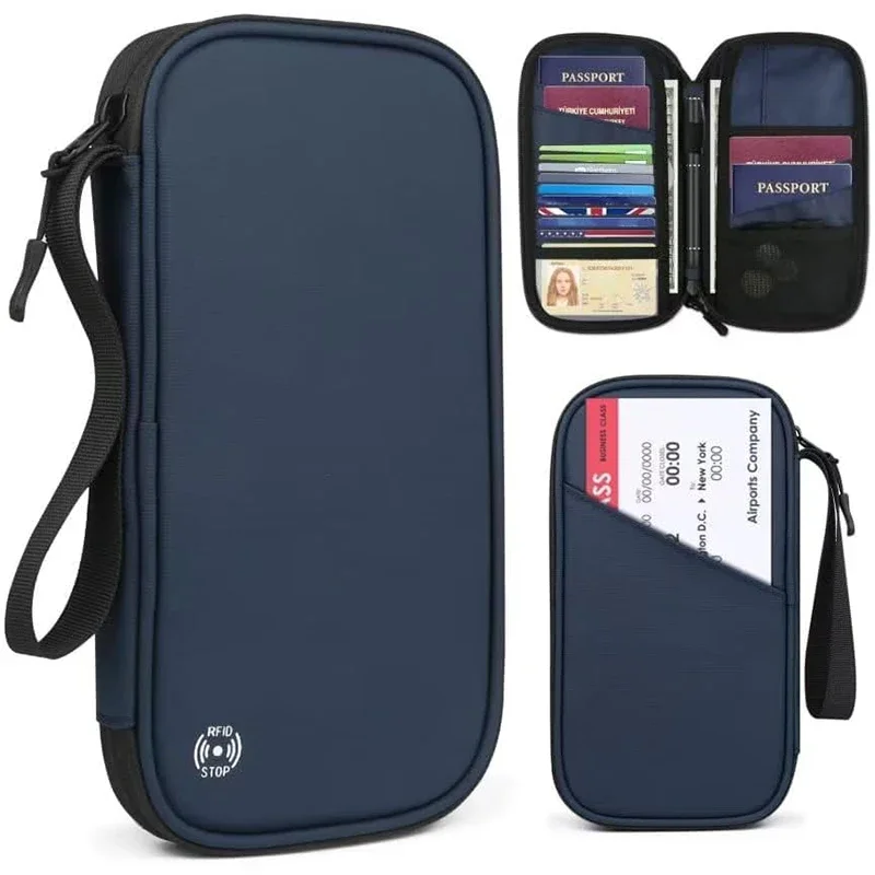 Men'S Accessories Wallet - Lightweight Family Travel Passport Cover Wallet