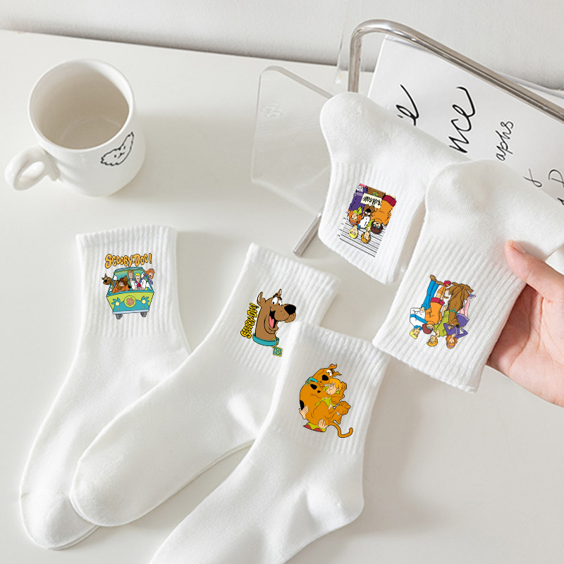 Men Accessories For Birthday Gift - Scooby Doo Cotton Socks Women Men