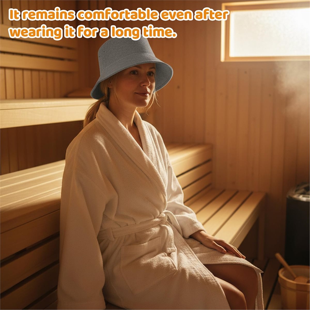 Men'S Accessories Essentials - Essential Sauna Accessories: Grey Felt Sauna