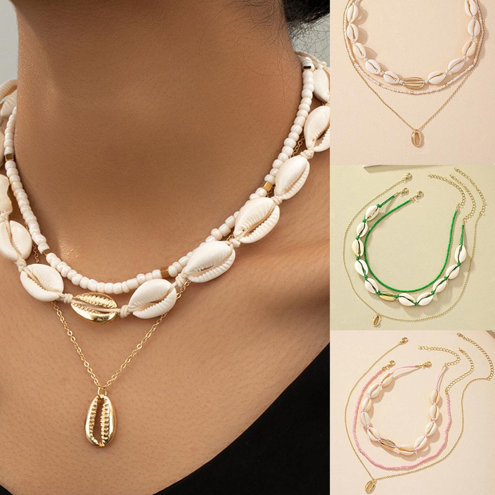 Boho Acrylic Shell Choker With - огляд і ціна Men'S Vacation Accessories