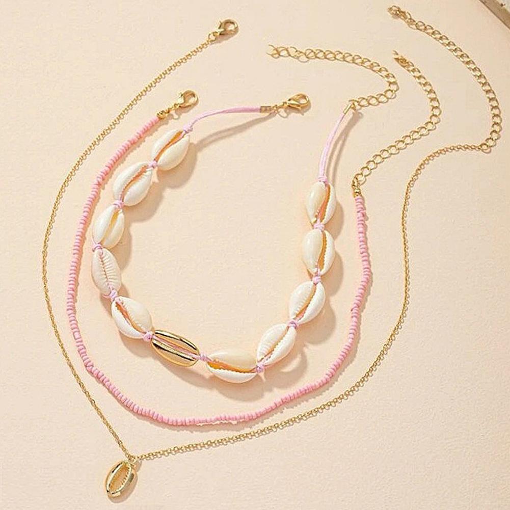 Boho Acrylic Shell Choker With - огляд і ціна Men'S Vacation Accessories