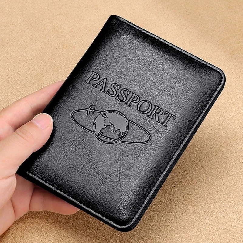Unisex Genuine Leather Passpor - огляд і ціна Men'S Accessories On Sale