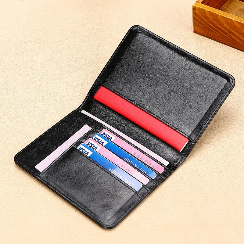 Unisex Genuine Leather Passpor - огляд і ціна Men'S Accessories On Sale