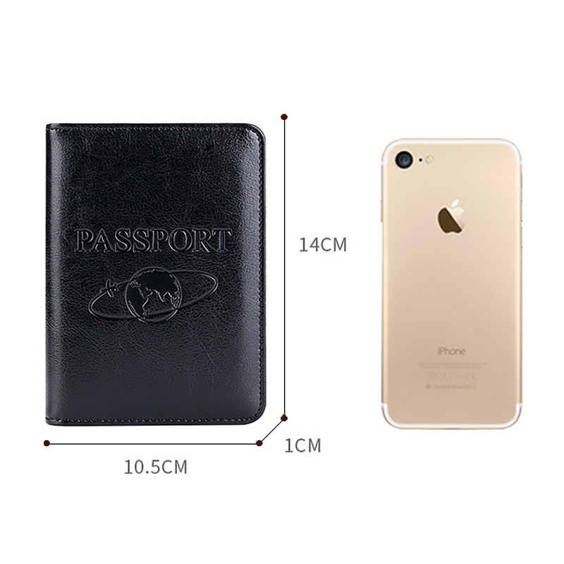 Unisex Genuine Leather Passpor - огляд і ціна Men'S Accessories On Sale