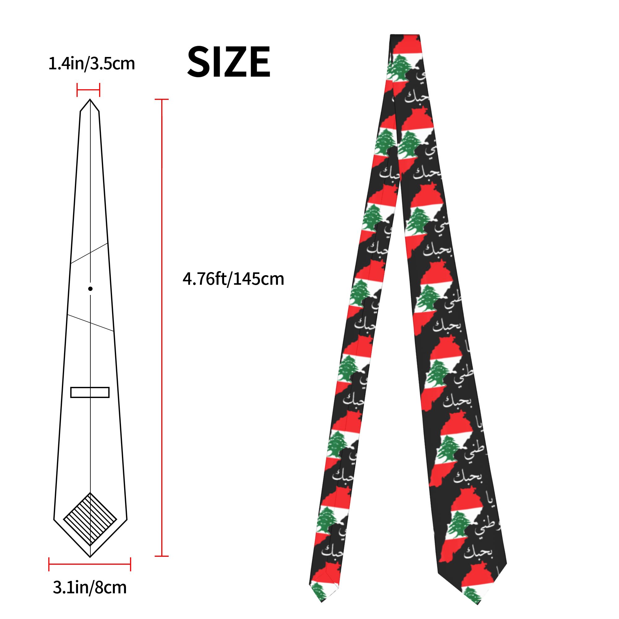 Lebanon Flag Map Beirut Tie Ce - огляд і ціна Men Accessories Lebanon