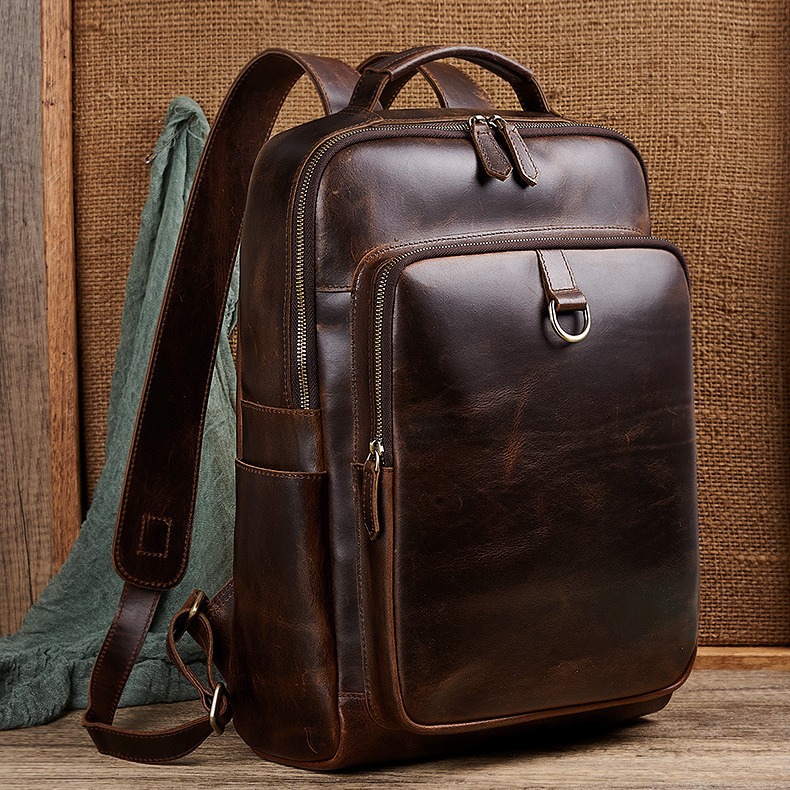 Men's Top Grain Waxed Leather  - огляд і ціна Men'S Accessories Backpack