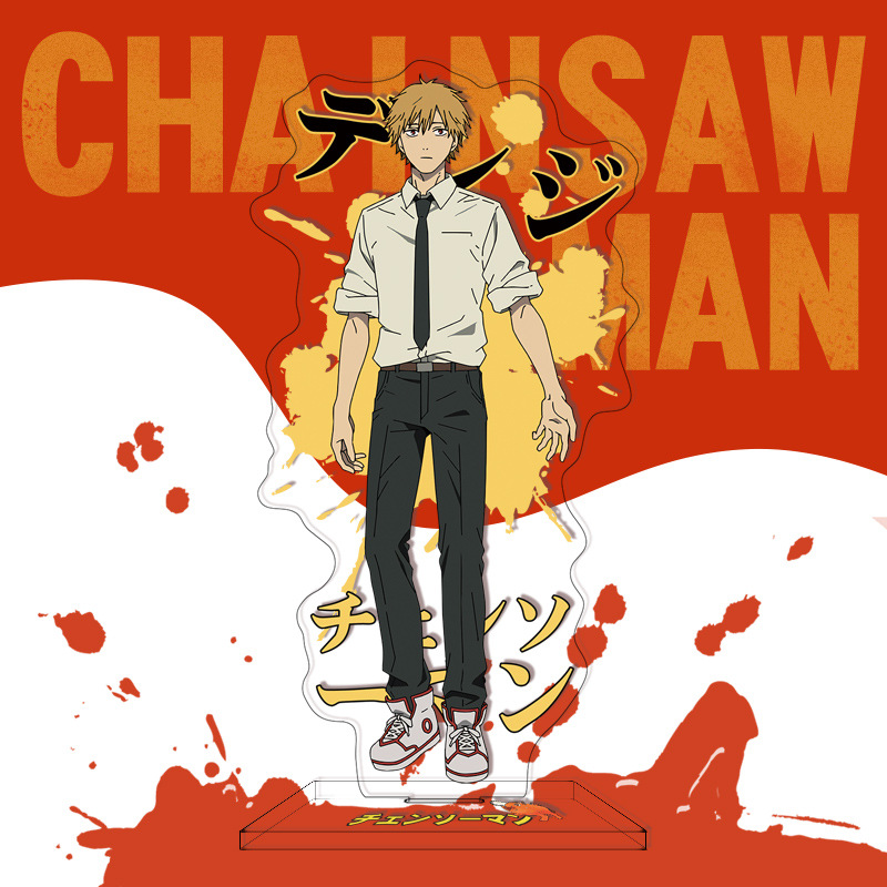 16Cm Anime Chainsaw Man Acryli - огляд і ціна Men Accessories For Birthday Gift