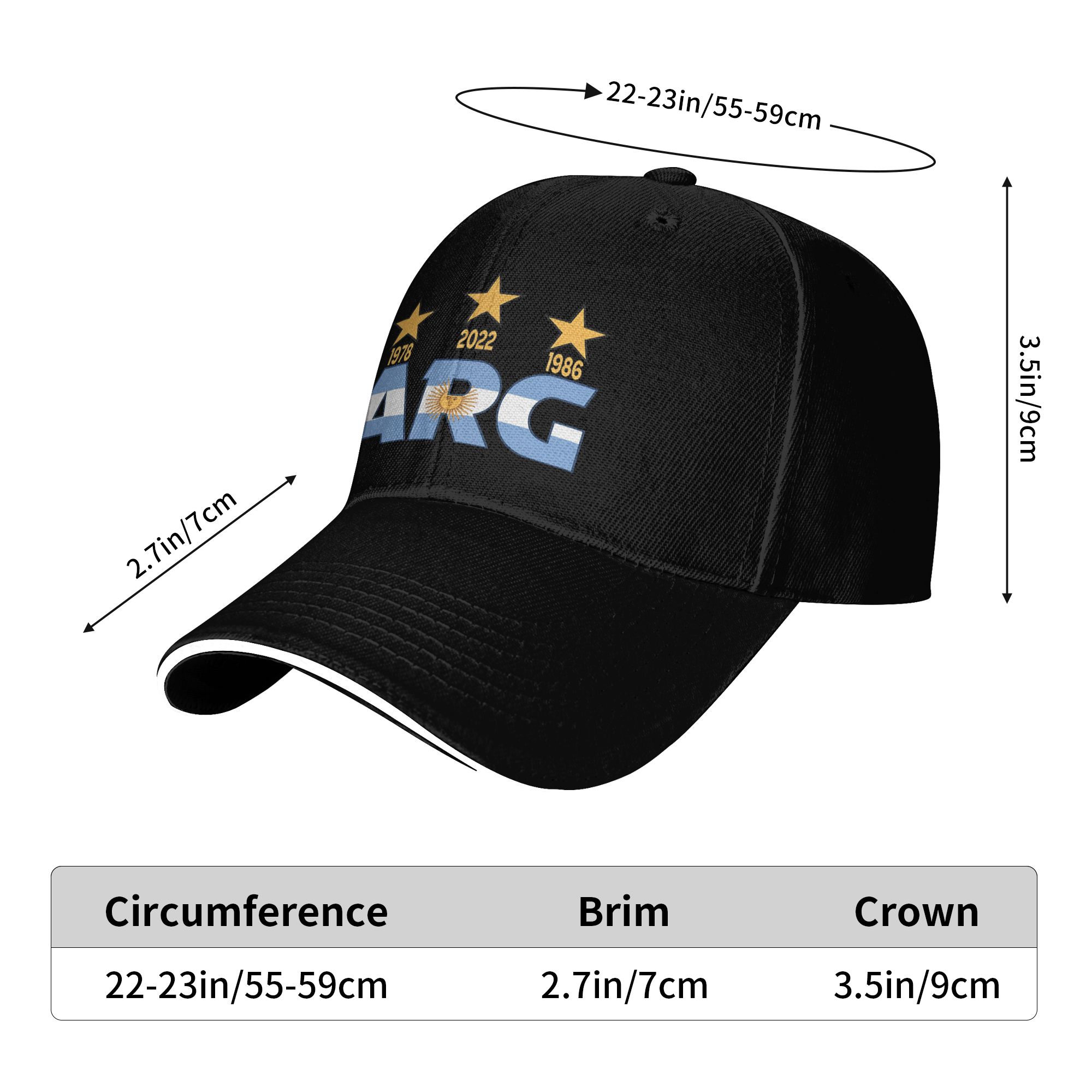 Argentina Flag Sun Baseball Ca - огляд і ціна Men'S Accessories On Sale