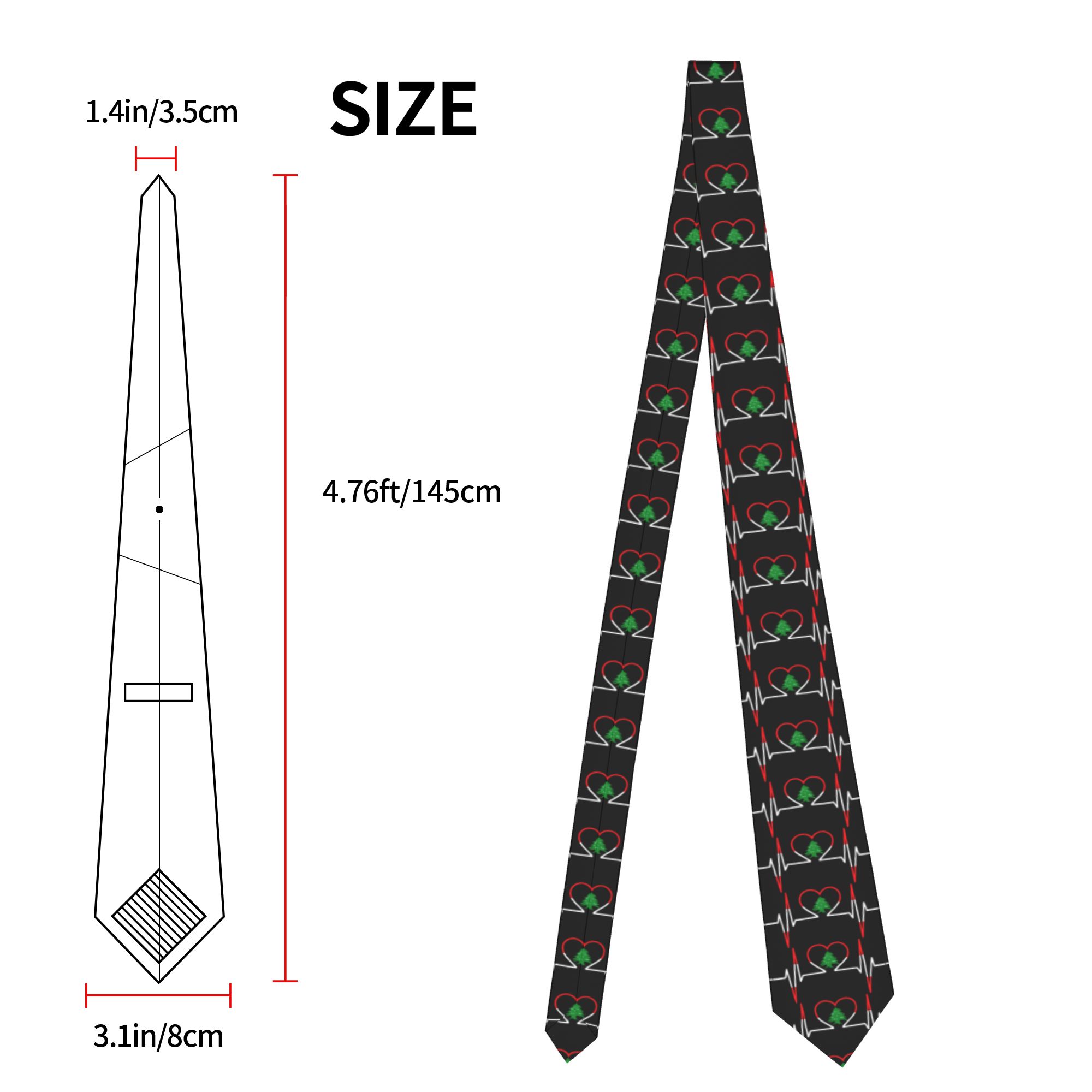 Heartbeat ECG Lebanon Tie Leba - огляд і ціна Men Accessories Lebanon