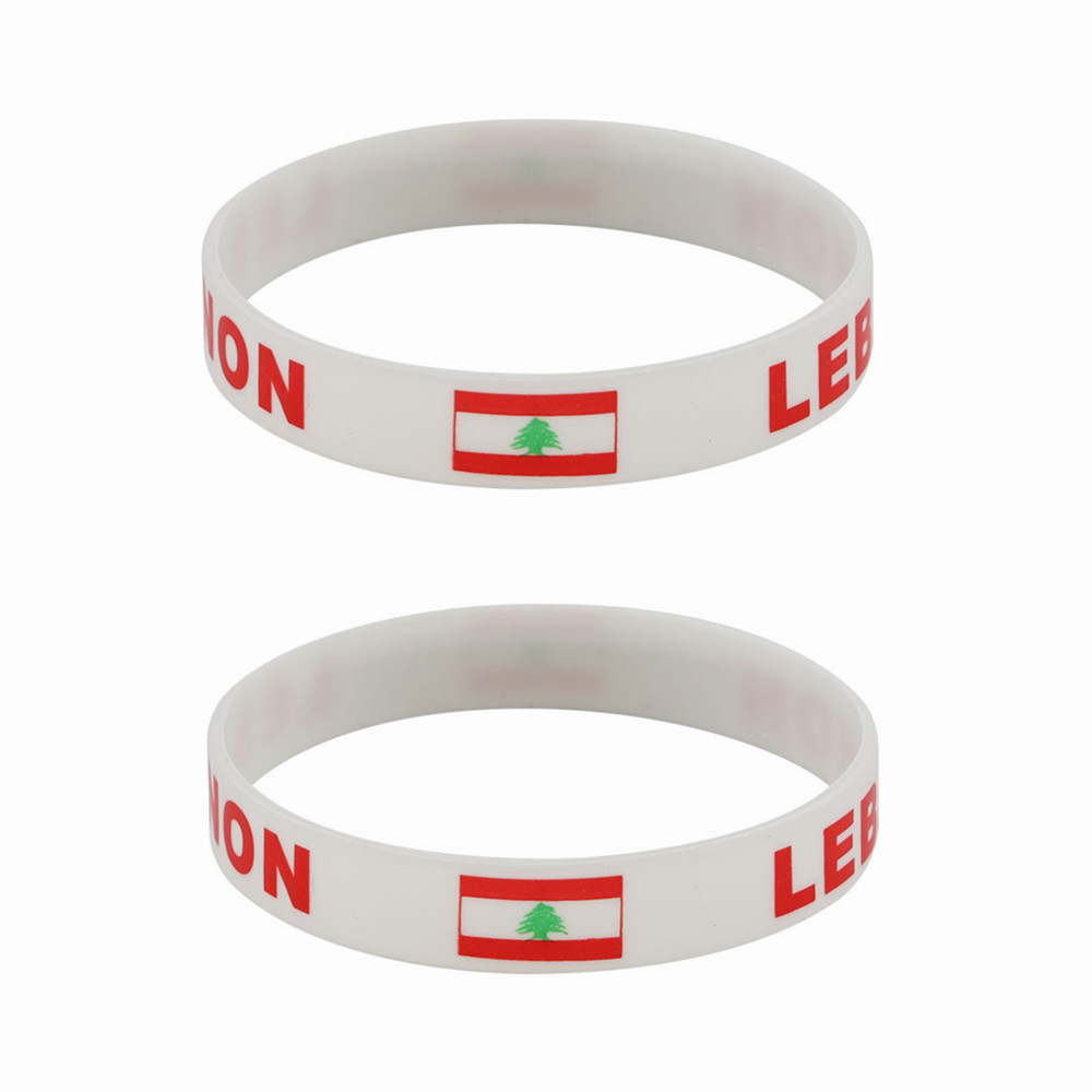 2pcs Lebanon Flag Silicone Bra - огляд і ціна Men Accessories Lebanon