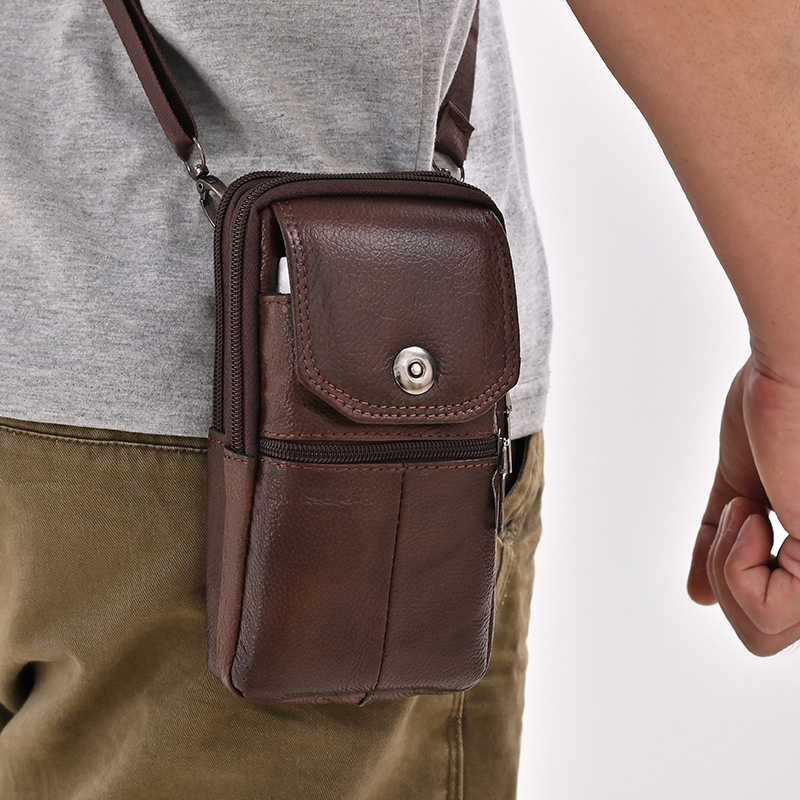 Men's Messenger Bag Cowhide Le - огляд і ціна Men'S Accessories Wallet