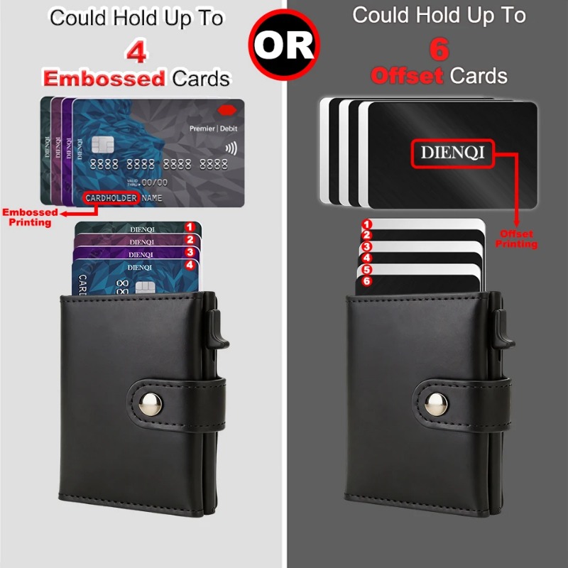 2PCS Vintage PU RFID Blocking  - огляд і ціна Coin Holder Men