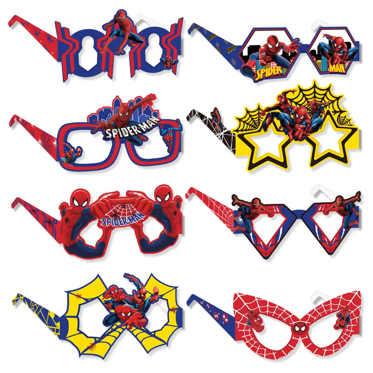 8PCS Spider-Man Paper Eco-Frie - огляд і ціна Men Accessories For Birthday Gift