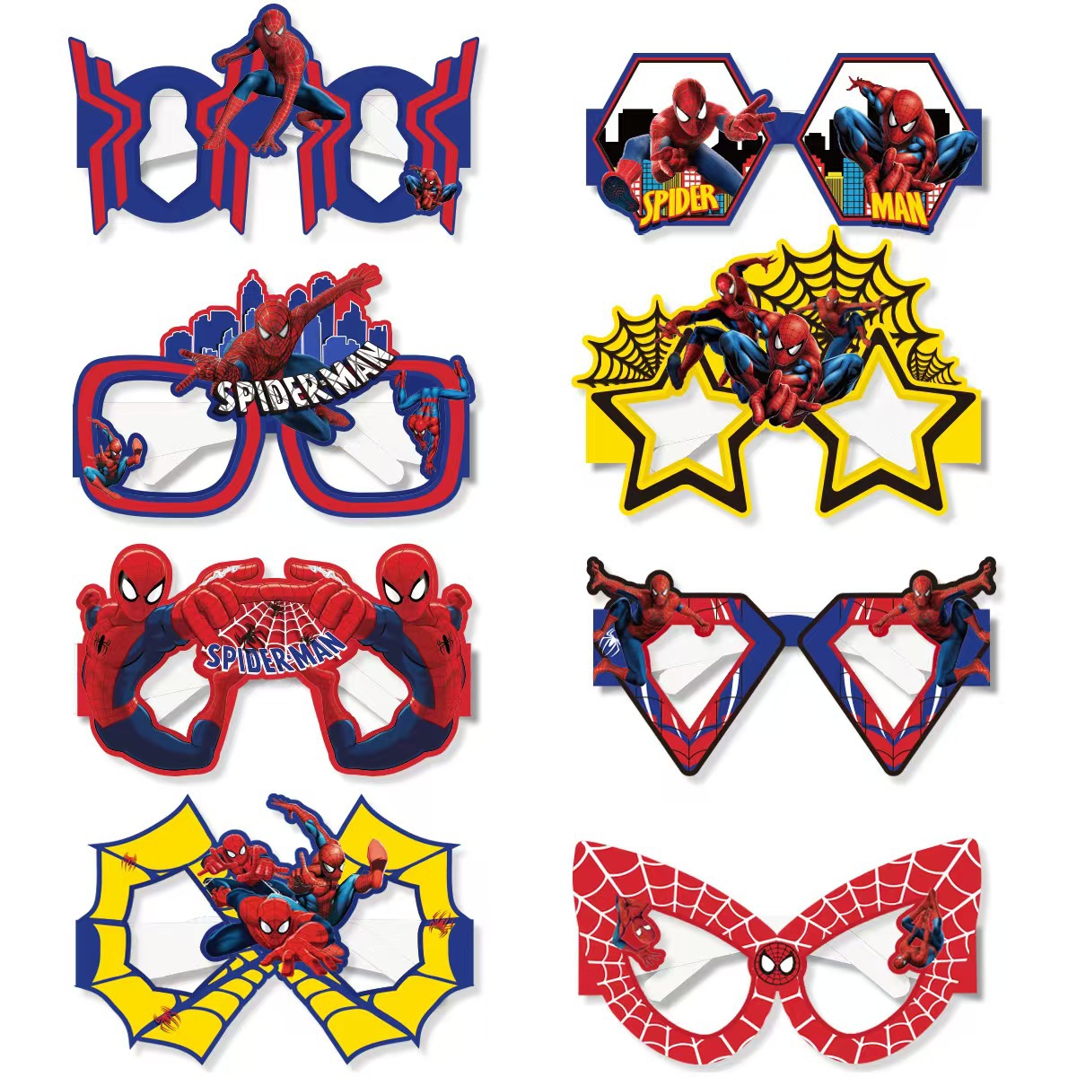 8PCS Spider-Man Paper Eco-Frie - огляд і ціна Men Accessories For Birthday Gift