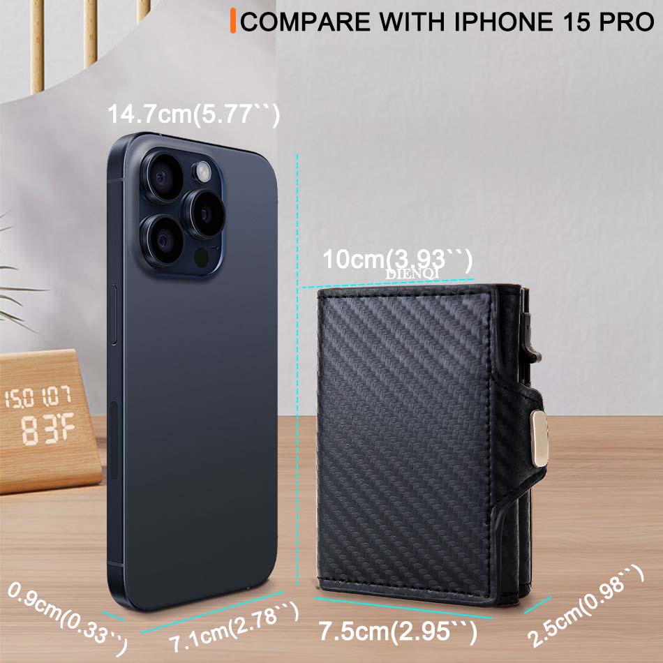 RFID Blocking Pop Up  Wallet f - огляд і ціна Coin Holder Men