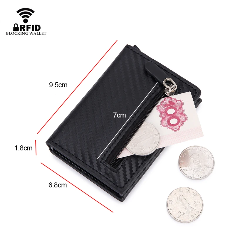 RFID Blocking Card Wallet Magn - огляд і ціна Coin Holder Men