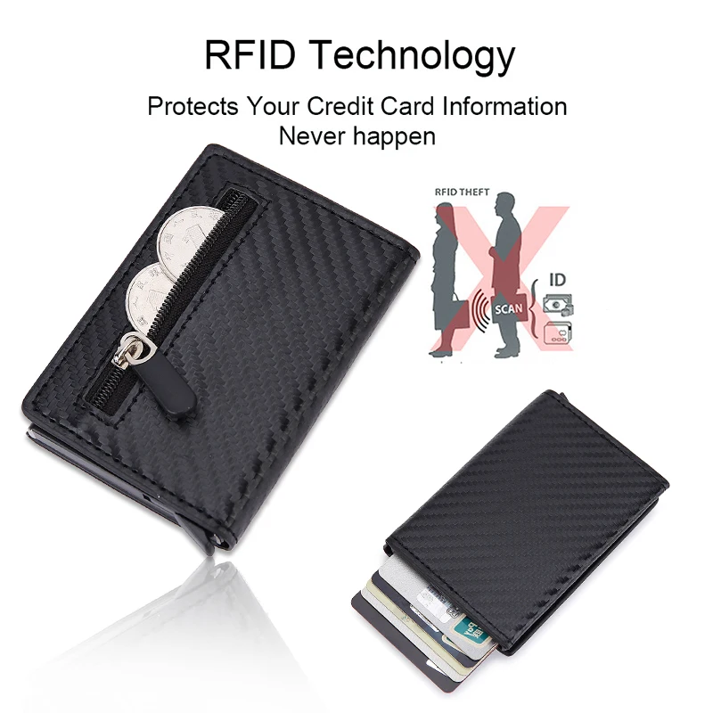 RFID Blocking Card Wallet Magn - огляд і ціна Coin Holder Men