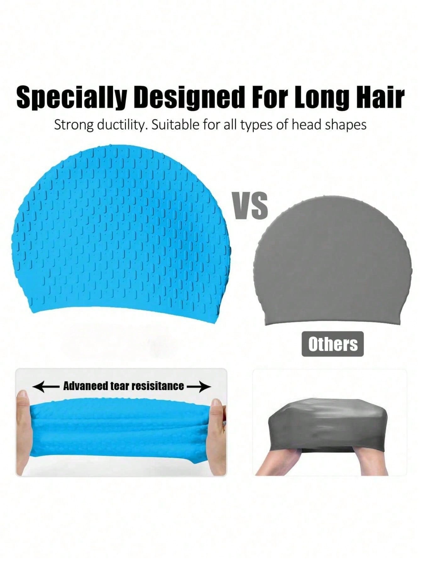 Large Silicone Swim Cap - Comf - огляд і ціна Men'S Accessories Essentials