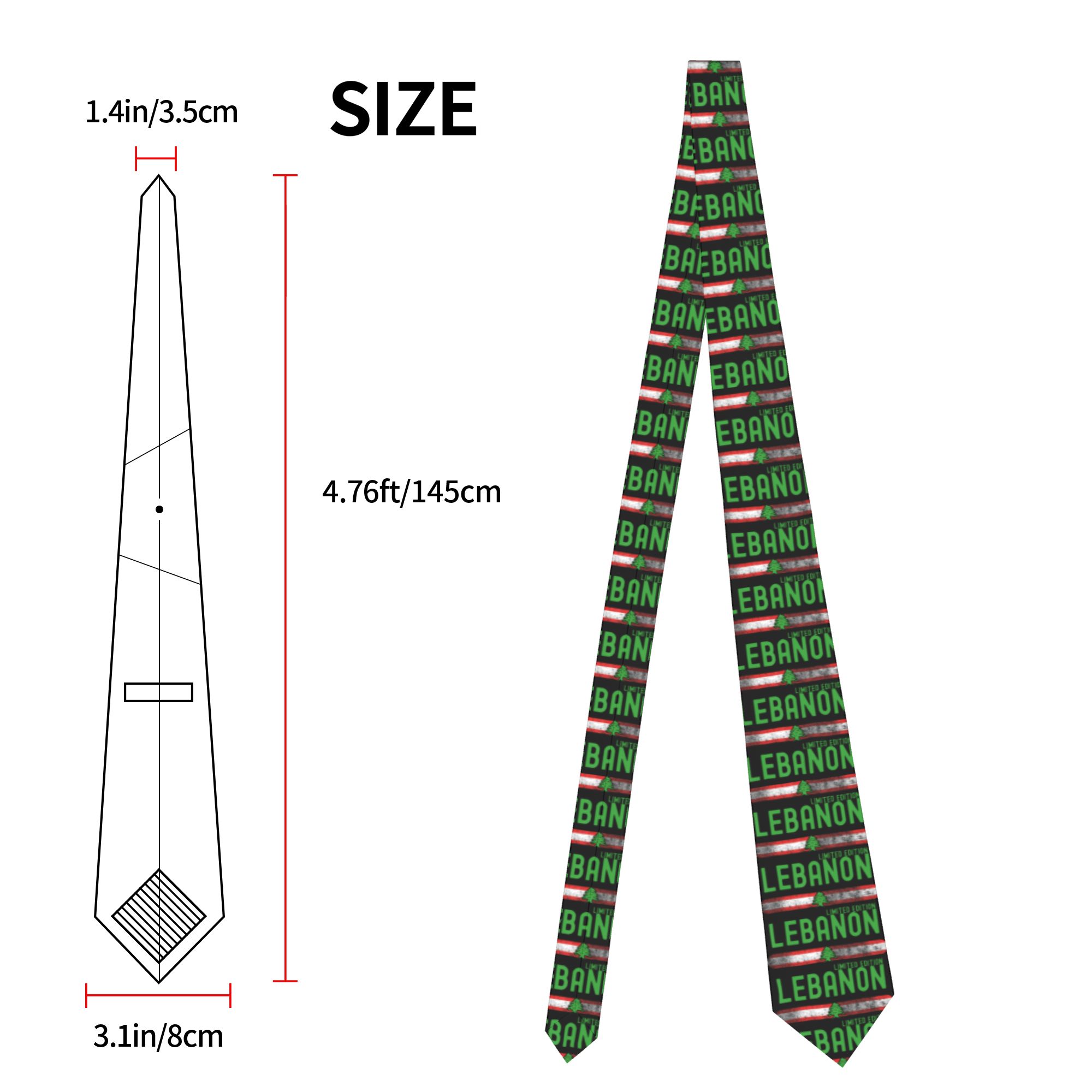 Lebanon Flag Patriotic Lebanes - огляд і ціна Men Accessories Lebanon