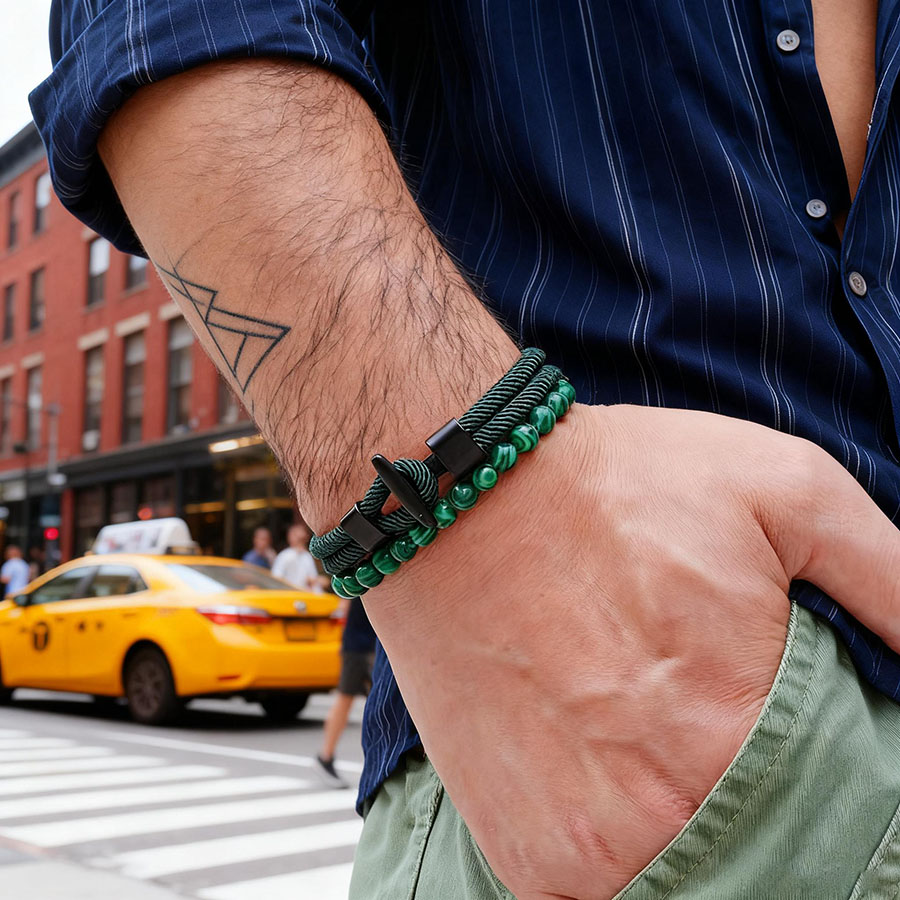 Unique Anchor 2Pcs Man Bracele - огляд і ціна Men'S Vacation Accessories