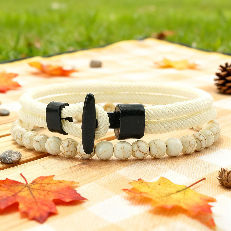 Unique Anchor 2Pcs Man Bracele - огляд і ціна Men'S Vacation Accessories