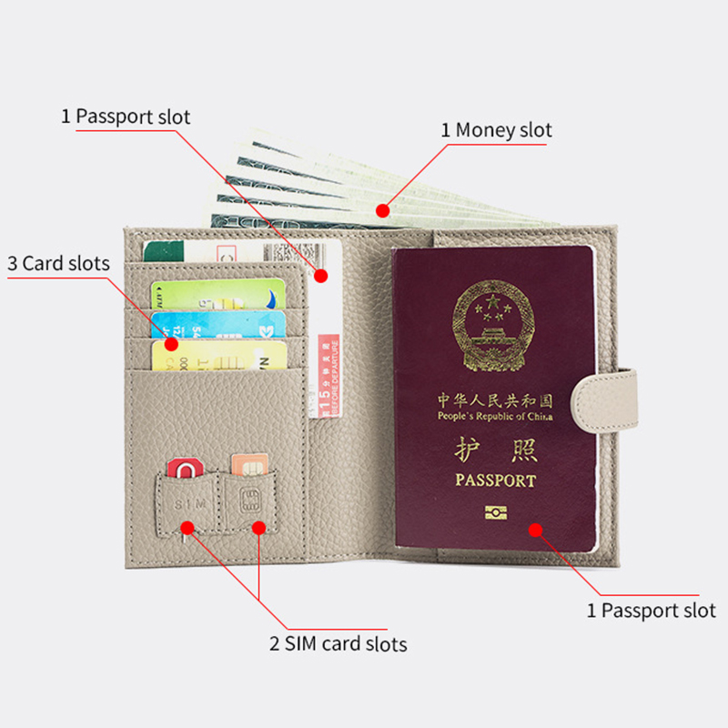 Genuine Cow Leather Passport H - огляд і ціна Men'S Accessories On Sale