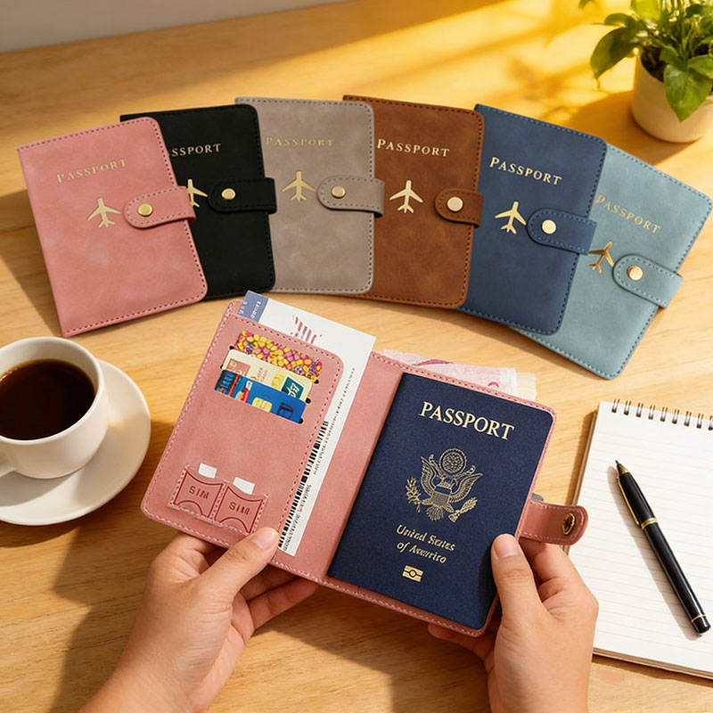 Leather Passport Holder Covers - огляд і ціна Men'S Accessories Wallet
