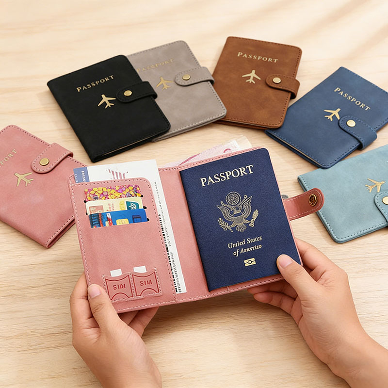 Leather Passport Holder Covers - огляд і ціна Men'S Accessories Wallet