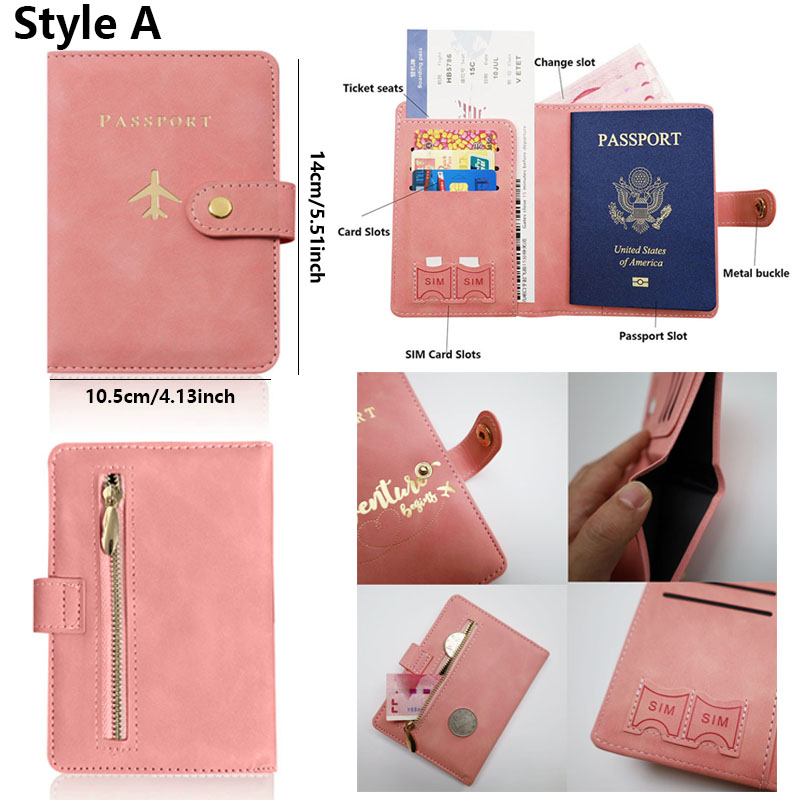 Leather Passport Holder Covers - огляд і ціна Men'S Accessories Wallet