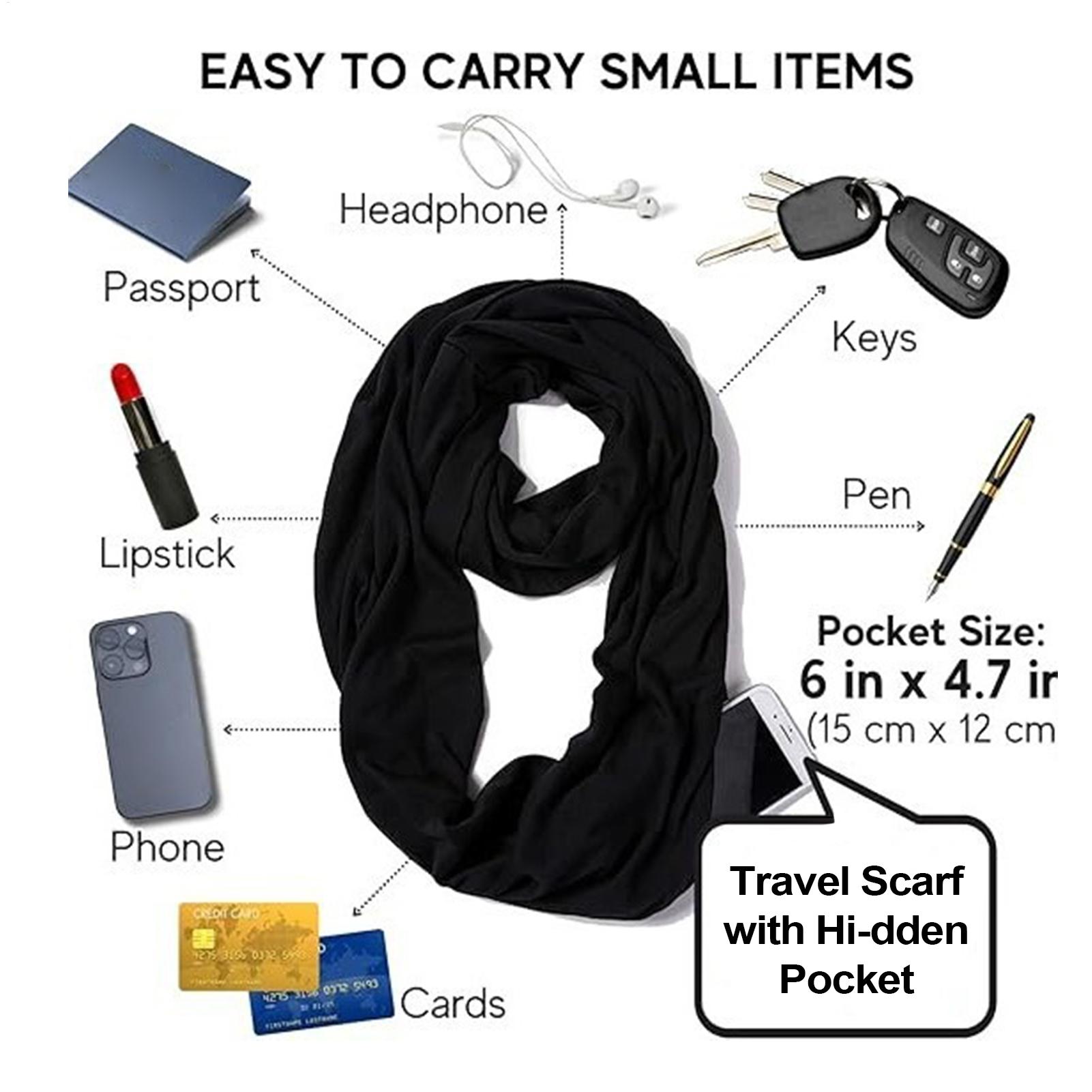 Travel Shawl Neck Scarf With Z - огляд і ціна Men'S Vacation Accessories