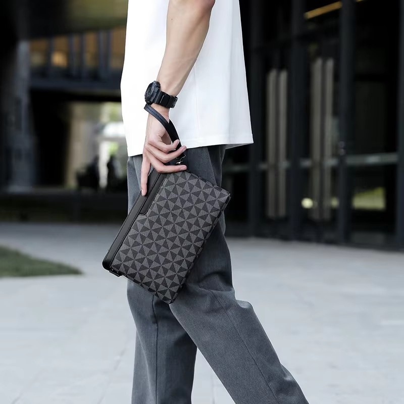 Men Wallet Clutch Bag Leather  - огляд і ціна Coin Holder Men