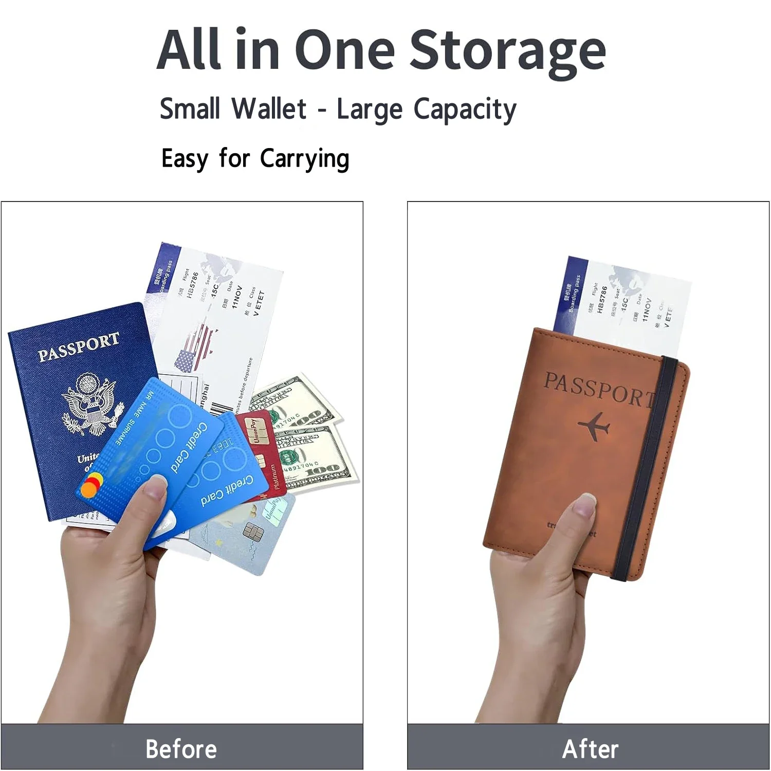 Passport Holder for Travel Ess - огляд і ціна Men'S Accessories Essentials