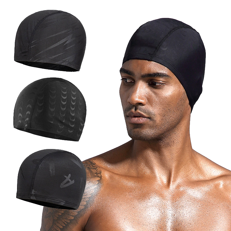 1pc Nylon Waterproof Swim Cap  - огляд і ціна Men'S Accessories Essentials